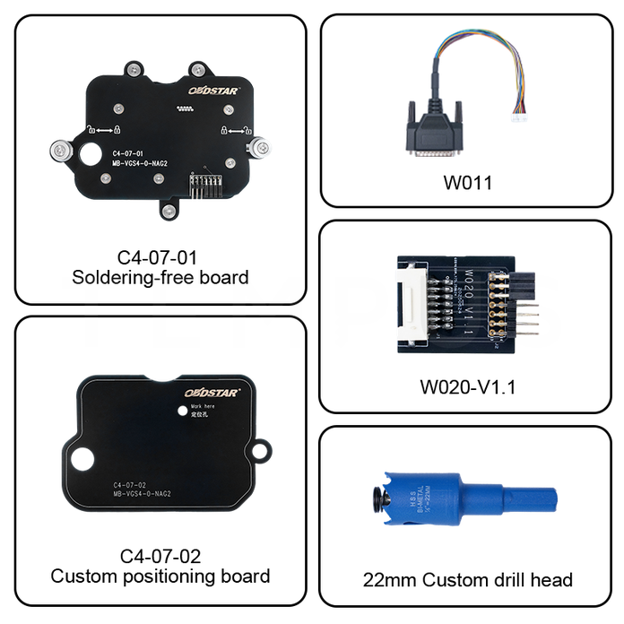OBDSTAR C4-07(MB-VGS4-0-NAG2) Adapter Kit