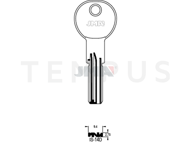 IS-14D Specijalan ključ (Silca IE15 / Errebi I15) 13245