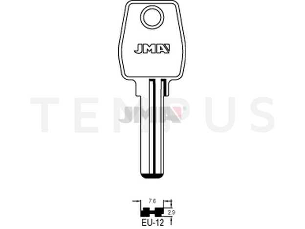 EU-12 Specijalan ključ (Silca EU17 / Errebi EL11)