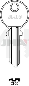 JMA CI-20 Cilindričan ključ (Silca CS500 / Errebi CG5S)