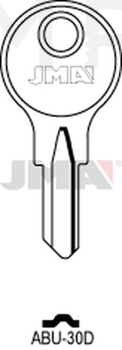 JMA ABU-30D Cilindričan ključ (Silca AB39 / Errebi AU56  )