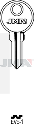 JMA EVE-1 Cilindričan ključ (Silca ED4 / Errebi EVG4)