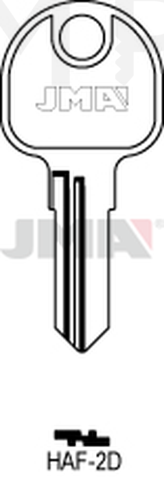 JMA HAF-2D Cilindričan ključ (Silca HF75R / Errebi HAF3R)