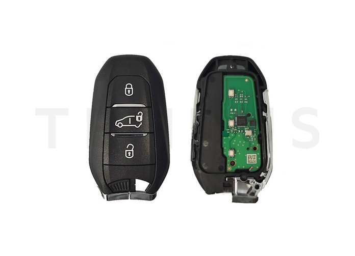 OSTALI EL PEUGEOT 15 A - Peugeot AES handsfree smart daljinac 3 tastera - TERETNA VRATA, aftermarket, A3M15 A3M05 A3M65, Hitag AES 433MHz CIT-1 / VA2