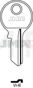 JMA VI-4I Cilindričan ključ (Silca VI082 / Errebi V4RD)