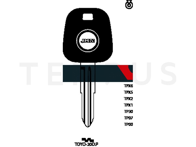 TP00TOYO-20D.P (Silca TOY41RT0 / Errebi T00TY40RP) 13939