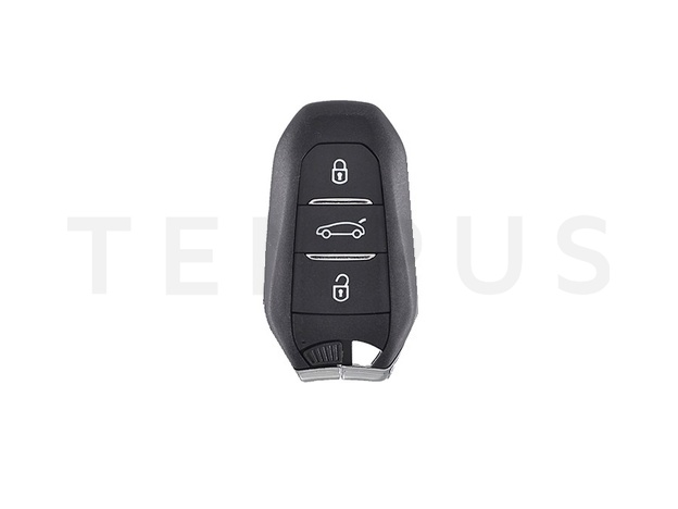 EL PEUGEOT 09 A - Peugeot AES handsfree smart daljinac 3 tastera, aftermarket, Hitag AES 433MHz 18863