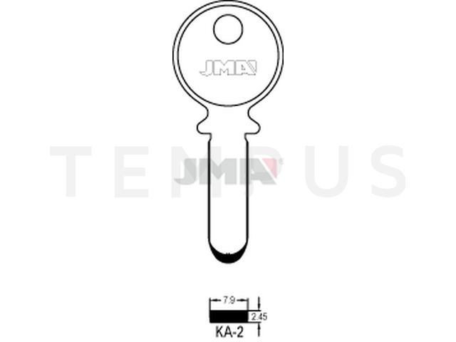 KA-2 Specijalan ključ (Silca KA2 / Errebi KB2) 13291