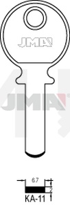 JMA KA-11 Specijalan ključ (Silca KA4 / Errebi KB3N)