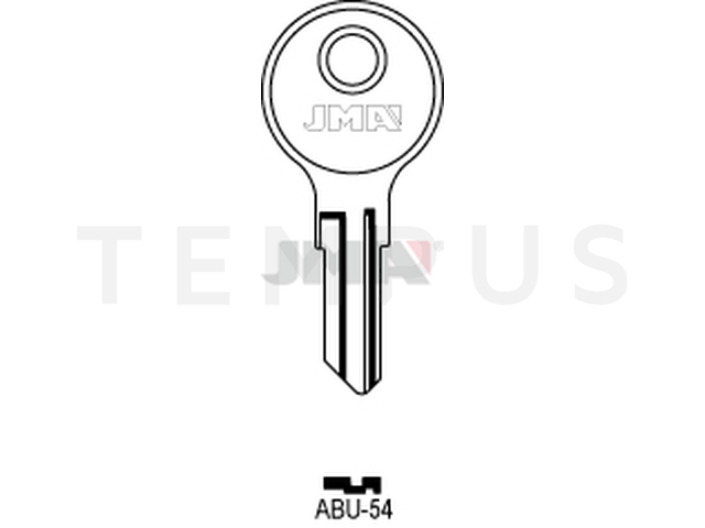 ABU-54 Cilindričan ključ (Silca AB35R / Errebi AU81R ) 12486