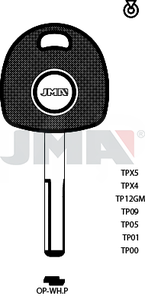 JMA TP00OP-WH.P (Silca HU43T0 / Errebi T00HF42P)