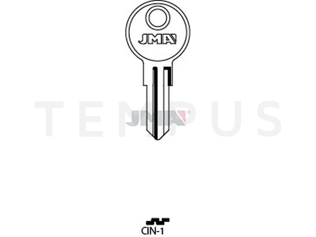 CIN-1 Cilindričan ključ (Silca RC5 / Errebi CN10) 15317