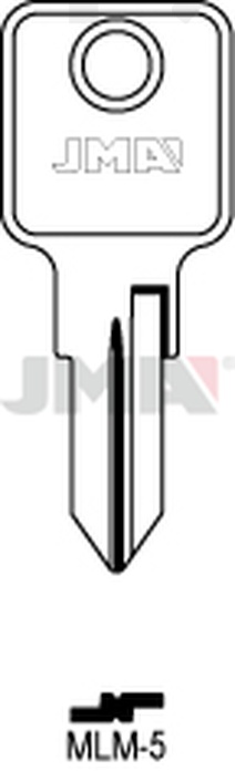 JMA MLM-5 Cilindričan ključ (Silca MLM1 / Errebi MLM2)