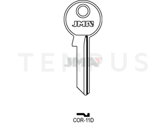 COR-11D Cilindričan ključ (Errebi CO56) 12756