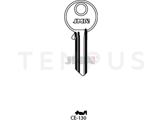 CE-130 Cilindričan ključ (Silca CE21R / Errebi CE1WS) 12676