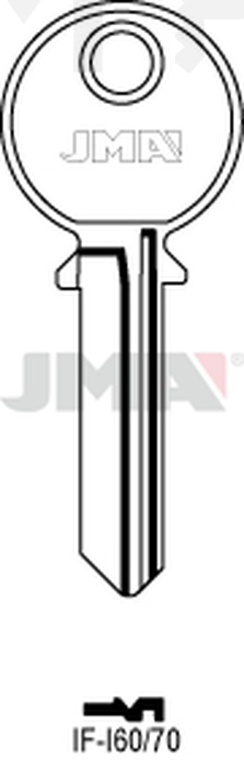 JMA IF-I60-70 Cilindričan ključ (Silca IF7R / Errebi IF6R)