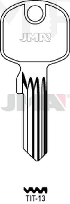 JMA TIT-13 Cilindričan ključ (Silca TN19R / Errebi TT23R)