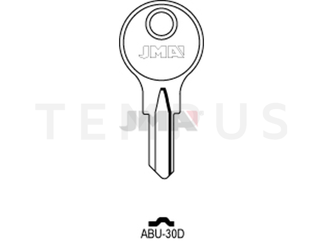 ABU-30D Cilindričan ključ (Silca AB39 / Errebi AU56  ) 12475