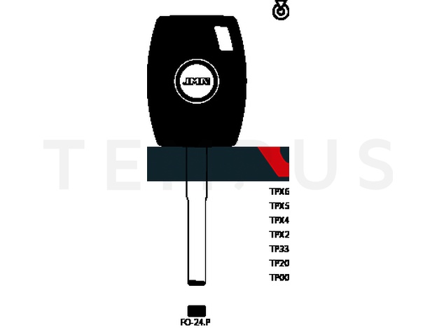 TP00FO-24.P (Silca HU101TE / Errebi T00HF65P) 13846