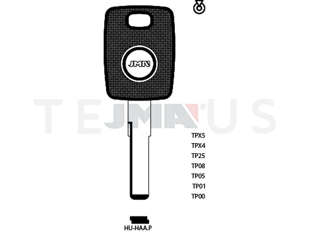 TP00HU-HAA.P (Silca HU66TE / Errebi T00HF55PA) 13864