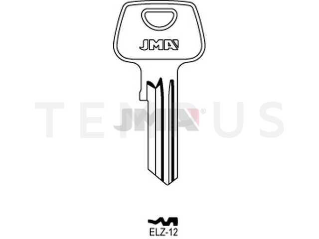 ELZ-12 Cilindričan ključ (Errebi EZ13R) 12901