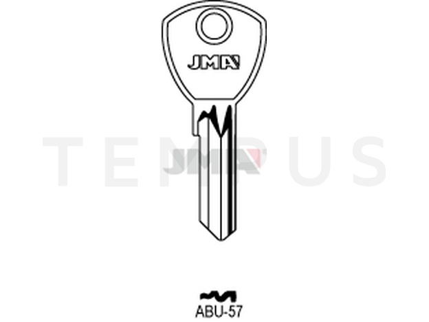 ABU-57 Cilindričan ključ (Silca AB76R / Errebi AU86R )