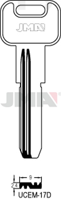 JMA UCEM-17D Specijalan ključ (Silca UC8R / Errebi UE12R)