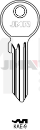 JMA KAE-9 Cilindričan ključ (Silca KLE6RX / Errebi KAL9R)
