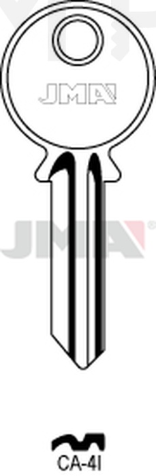 JMA CA-4I Cilindričan ključ (Silca CA2 / Errebi CT5S, ZN5PS)