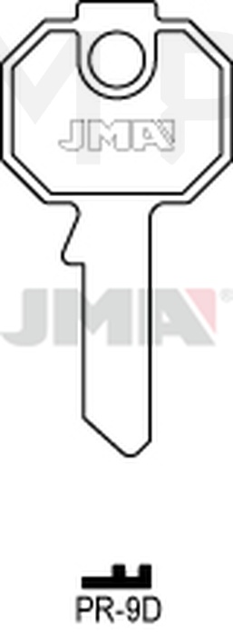 JMA PR-9D Cilindričan ključ (Silca PF1R / Errebi P7)