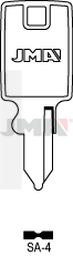 JMA SA-4 Cilindričan ključ (Silca SA4 / Errebi SAM5)