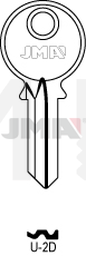 JMA U-2D Cilindričan ključ (Silca UL060 / Errebi U4PD)