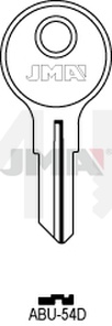 JMA ABU-54D Cilindričan ključ (Silca AB35 / Errebi AU81)