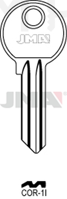 JMA COR-1I Cilindričan ključ (Silca CB6R / Errebi CO6S)