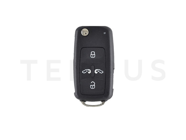 EL VW 25 - VW Multivan Sharan, 7E0837202BK, daljinac 5 tastera, aftermarket, MQB48 433MHz 20040