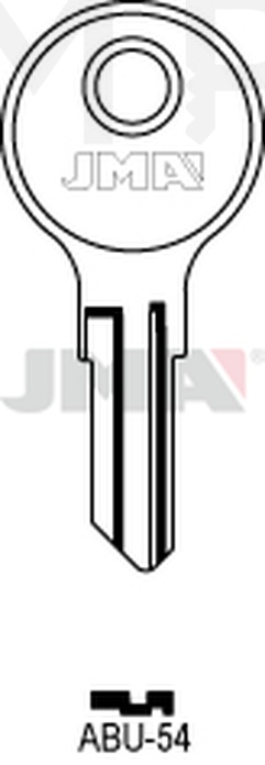 JMA ABU-54 Cilindričan ključ (Silca AB35R / Errebi AU81R )