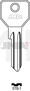 JMA STB-1/2 Cilindričan ključ (Silca STN1R / Errebi STB1R)