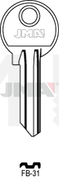 JMA FB-31 Cilindričan ključ (Silca FB8R)