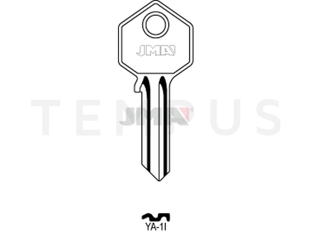 YA-1I Cilindričan ključ (Silca YA227 / Errebi YI5S) 14093