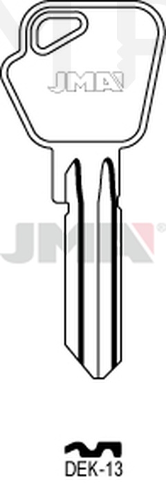 JMA DEK-13 Cilindričan ključ (Silca MAU1R / Errebi MAU1R)