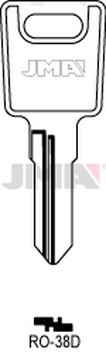 JMA RO-38D Cilindričan ključ (Silca RO67R / Errebi R33R)