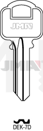 JMA DEK-7D Cilindričan ključ (Silca DK9R)