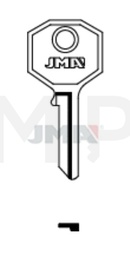 SILCA S-BUR7 Cilindričan ključ (JMA BUR-28 / Errebi BG2R)