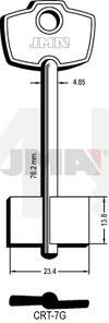 JMA CRT-7G Kasa ključ (Silca CQ / Errebi 1C2Q)