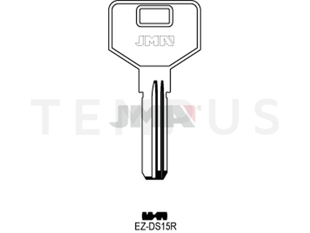 EZ-DS15R Specijalan ključ (Silca EZ5X,EZ5 / Errebi ECU9)