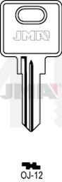 JMA OJ-12 Cilindričan ključ (Silca OJ6R / Errebi OJ12R)