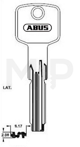 CI-26 Original Abus ključ (Silca AB74, AB48 / Errebi C27)