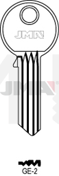 JMA GE-2 Cilindričan ključ (Silca GE8R / Errebi GG53)