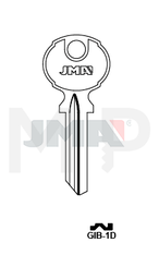 JMA GIB-1D Cilindričan ključ (Silca GN1 / Errebi GI1)