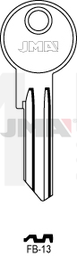 JMA FB-13 Cilindričan ključ (Silca FB15RX / Errebi F30RL)
